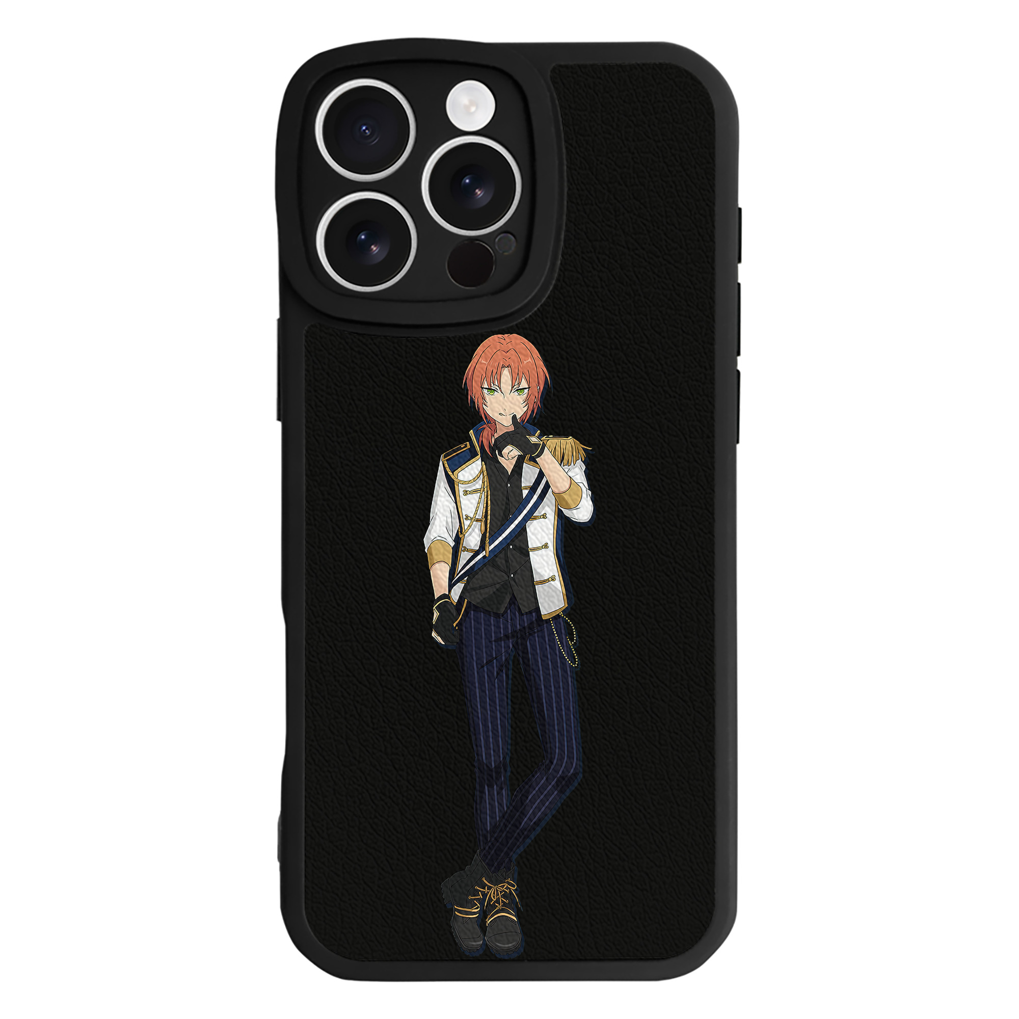 （画像用） あんさんぶるスターズ! Ensemble Stars 【iPhone 16シリーズ対応】シリコンスマホケース（レザー調） 材質：シリコン